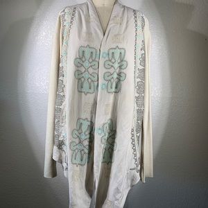 Johnny Was Biya Vladivostok cardigan emb NWT
